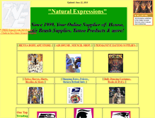Tablet Screenshot of naturalexpressions.org